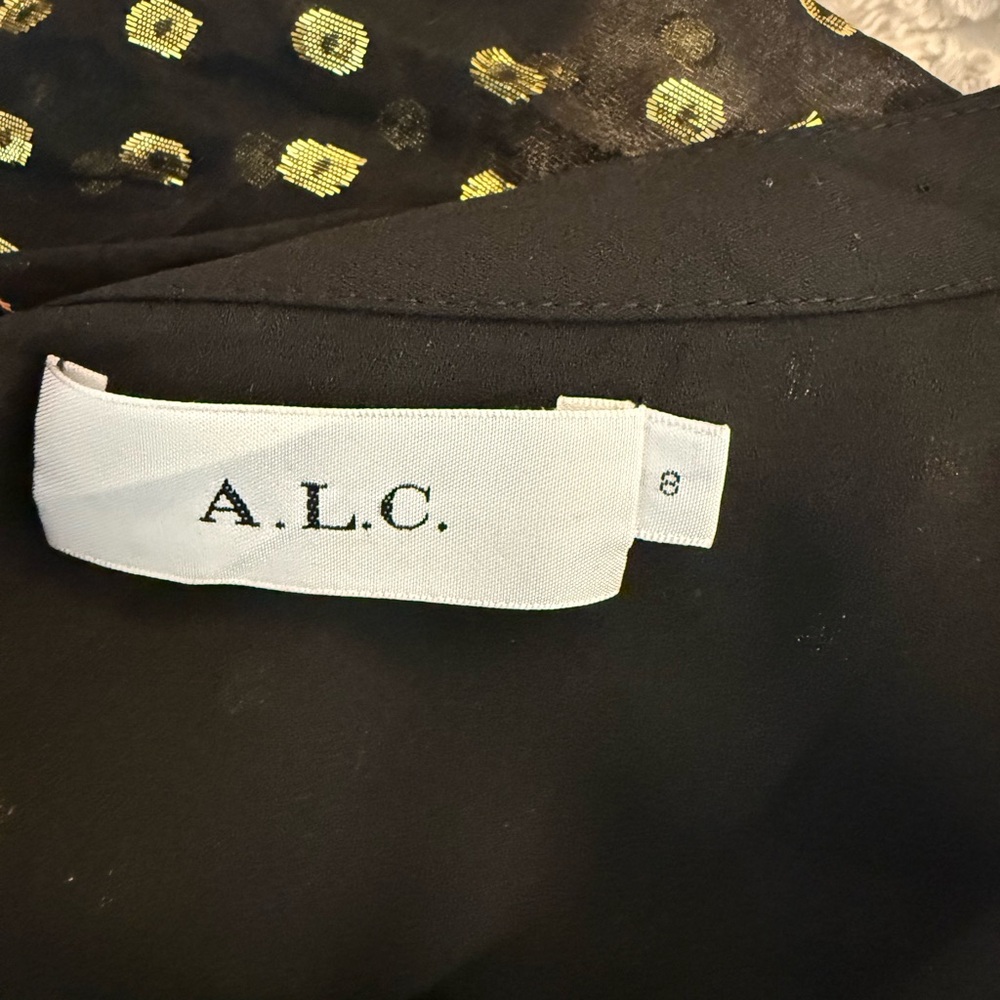 A.L.C. Sidney Metallic Dot Dress - Picture 3 of 12